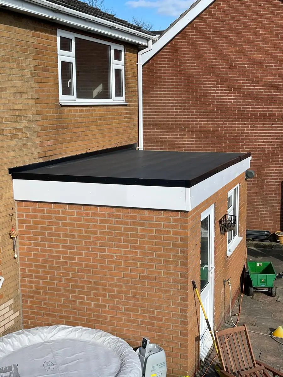 Garage roofs work in progress
