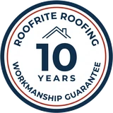 RoofRite Roofing 10 year workmanship guarantee seal