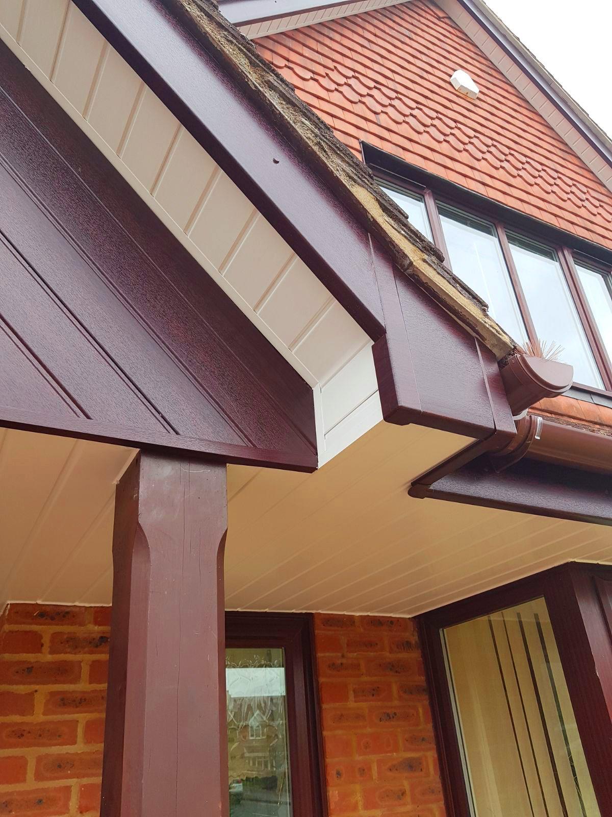 uPVC fascias, soffits & guttering